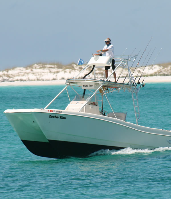 Private Fishing Charter Over a Tampa Bay Party Boat