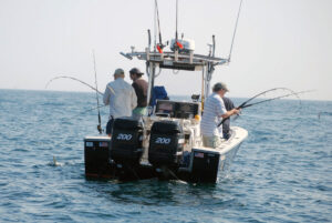 Private Fishing Charter Over a Tampa Bay Party Boat